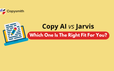 Copy AI Vs. Jarvis: Which One Is The Right Fit For You?