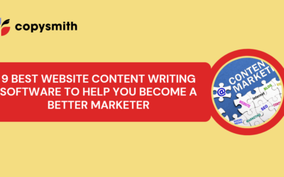 9 Best Website Content Writing Software To Help You Become a Better Marketer