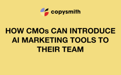 How CMOs Can Introduce AI Marketing Tools to Their Team
