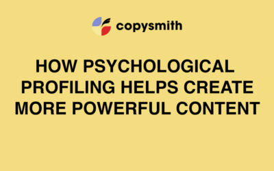 How Psychological Characterization Helps Create More Powerful Content
